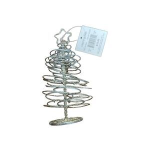 Bloomingdales glittery wire tree Christmas ornament